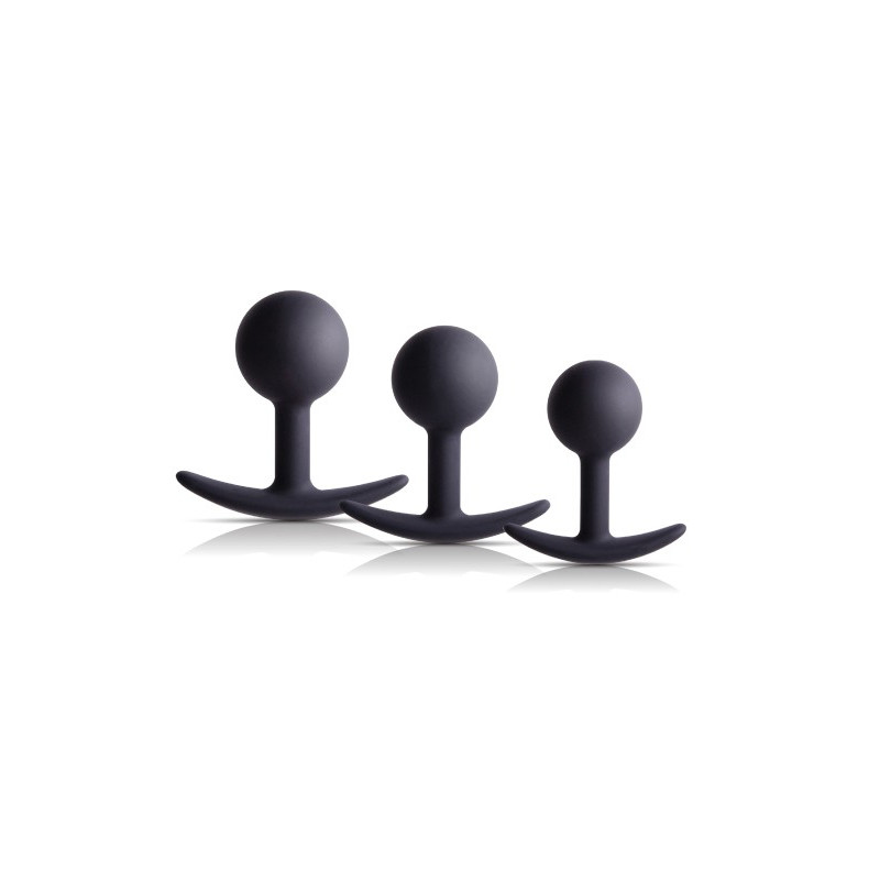 NMC Kit de 3 Plugs lestés Tumbler Noirs